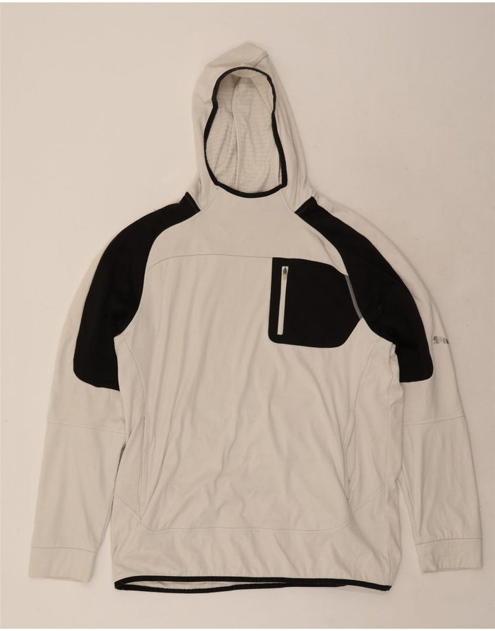 Puma Herren Kapuzenpullover XL Weiß Colourblock Polyester