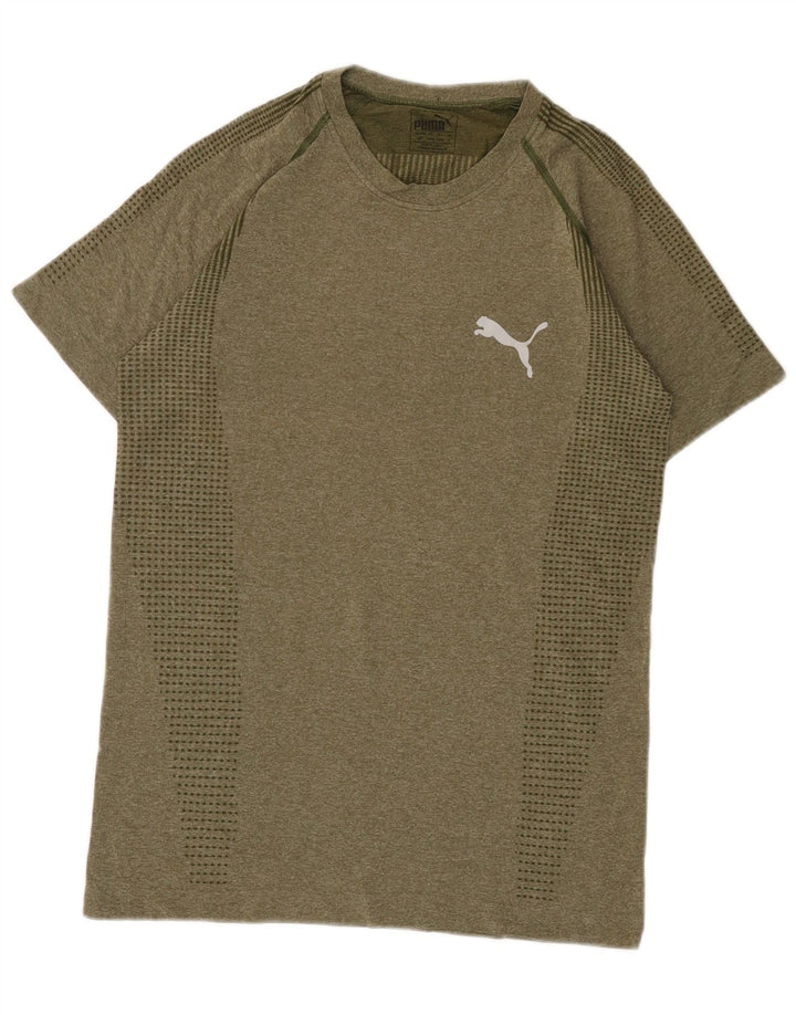 Puma Herren T-Shirt Top Small Khaki