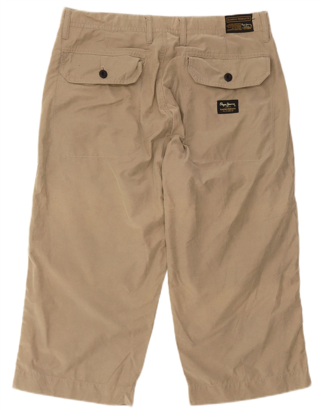 PEPE Jeans Herren Cargo-Bermudashorts W34 Large Beige Baumwolle