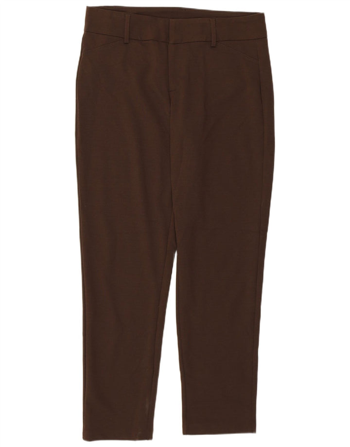 Michael Kors Damen Slim Anzughose US 10 Large W32 L28 Braun