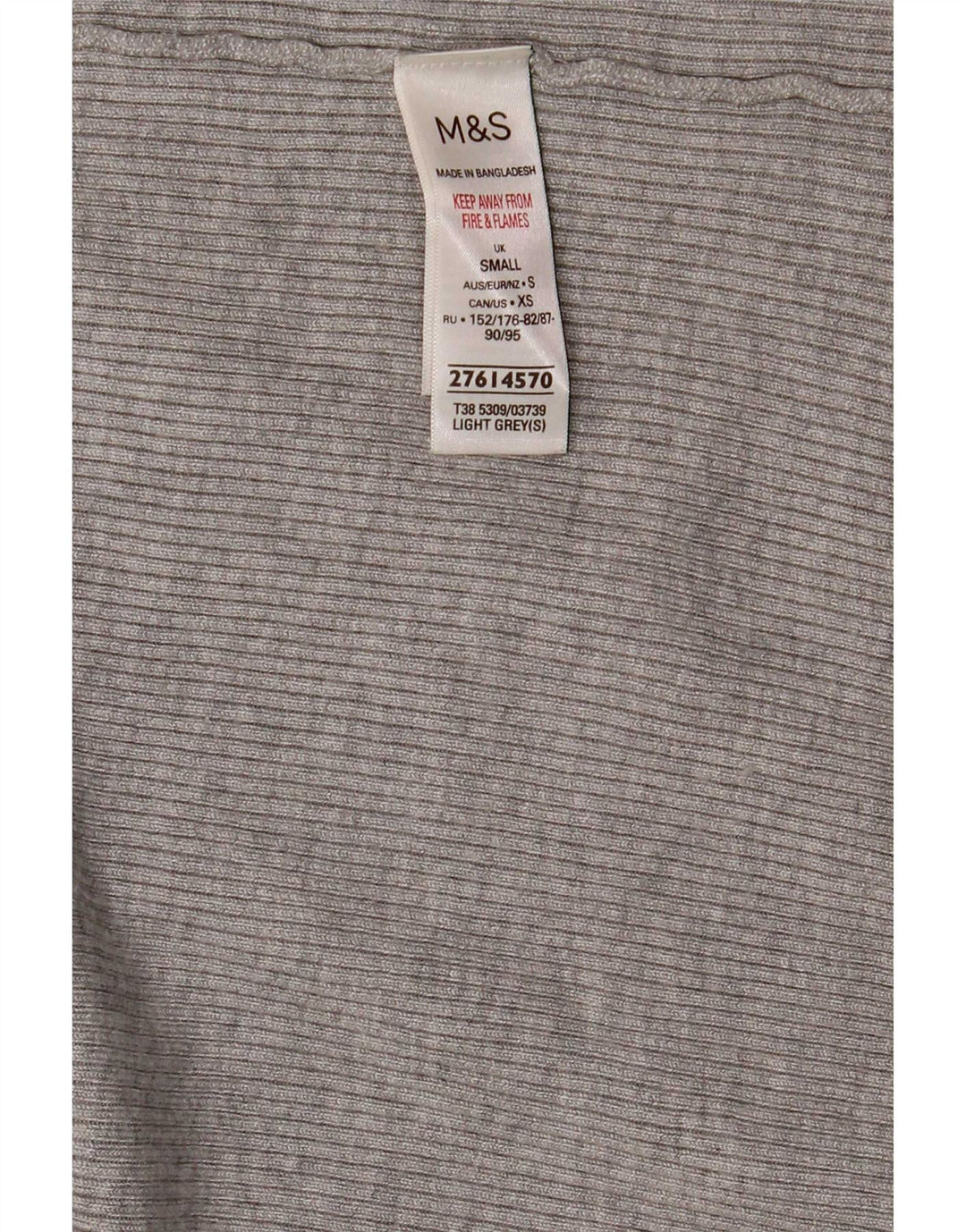 Marks & Spencer Damen-Strickjacke in Übergröße, Gr. 10, Größe S, graue Viskose