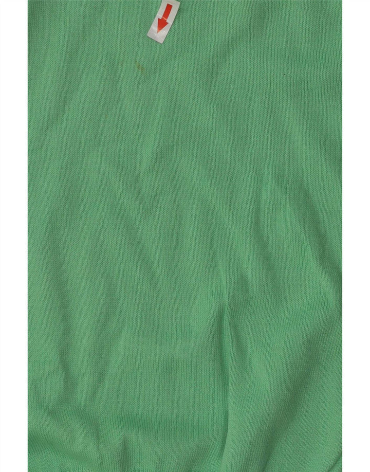 Brooksfield Herren Weste Tank Top IT 46 Small Grüne Baumwolle