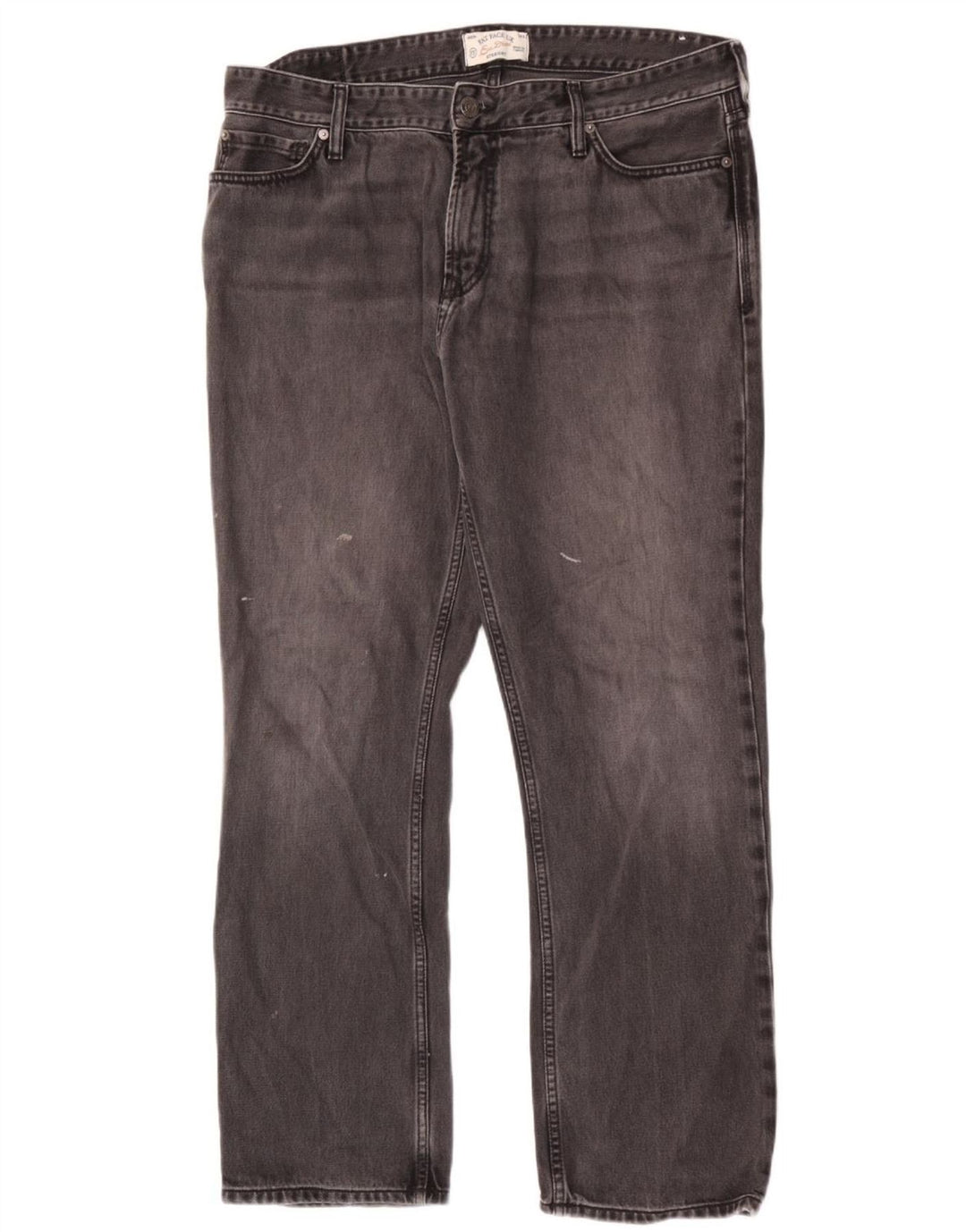 Fat Face Herren Straight Jeans W36 L31 Schwarze Baumwolle