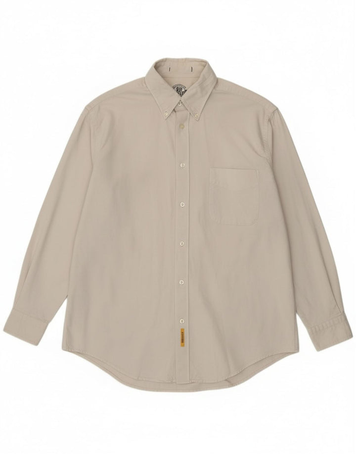 B.D. Baggies Herrenhemd XL aus weißer Baumwolle