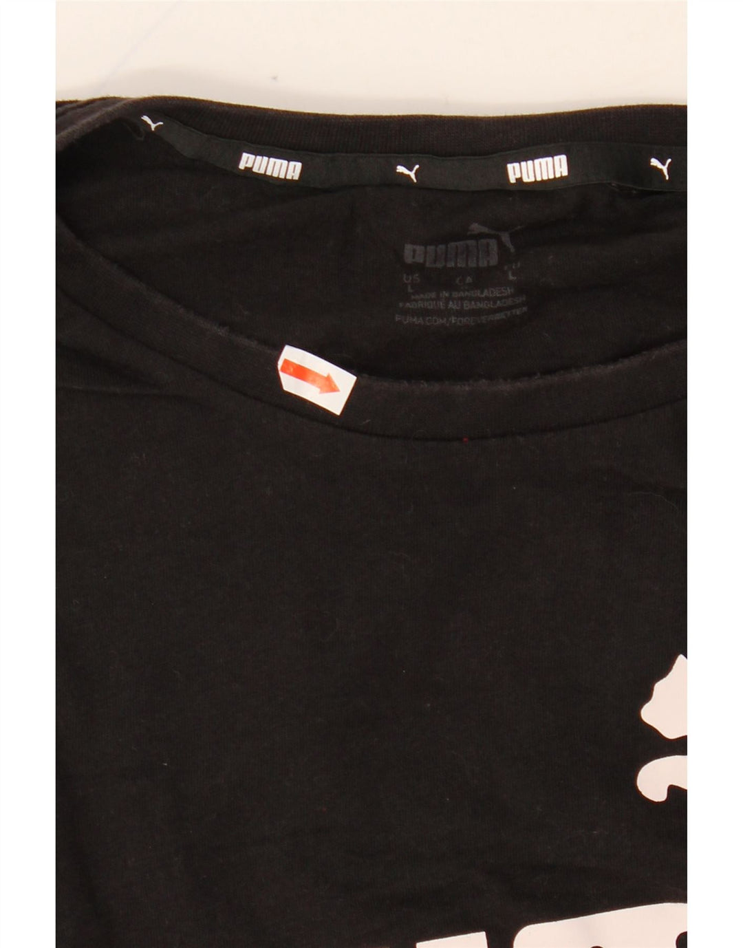 PUMA Herren Graphic T-Shirt Top Large Schwarz