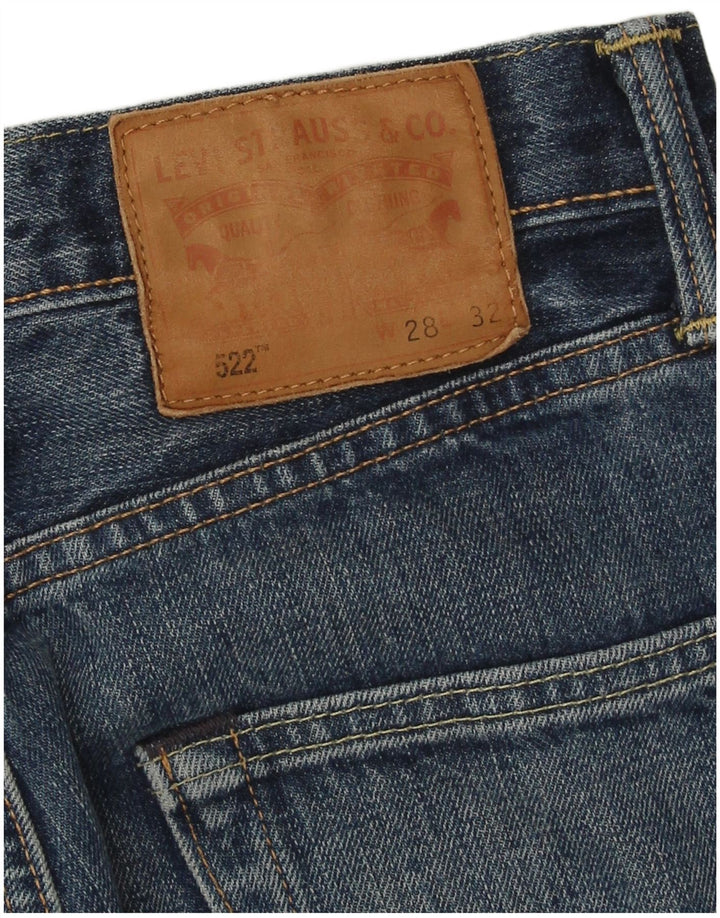 Levi's Herren 522 Slim Jeans W28 L32 Blau