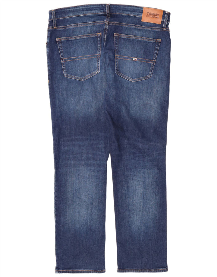 TOMMY HILFIGER Herren Ryan Regular Fit Straight Jeans W36 L30 Blaue Baumwolle