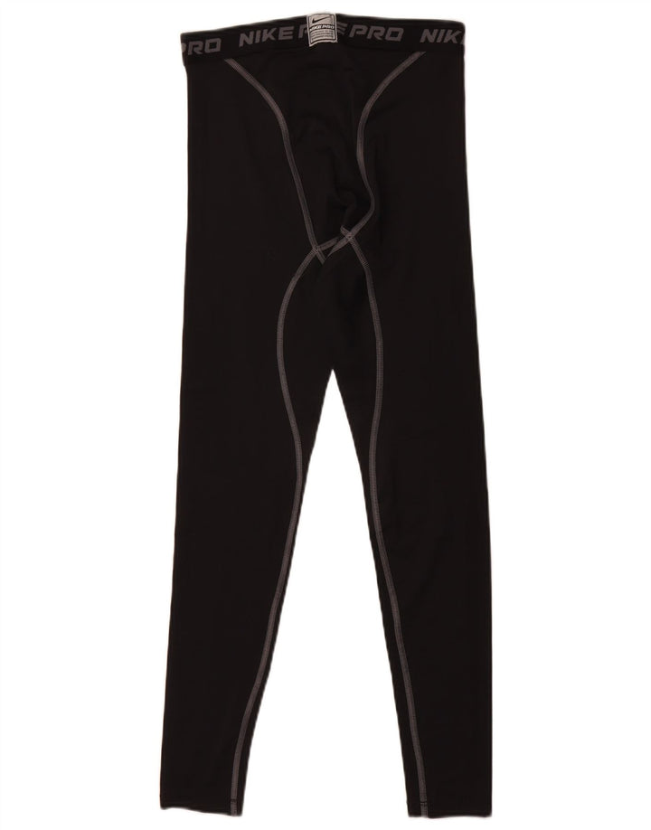 Nike Herren Graphic Leggings UK 39/41 Mittelschwarzes Polyester