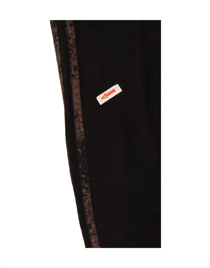 Adidas Damen Leggings UK 10 Small Schwarz Polyester