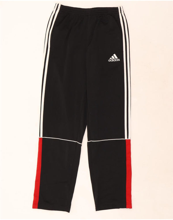 Adidas Trainingshose für Jungen, 13–14 Jahre, schwarzes Colourblock-Polyester
