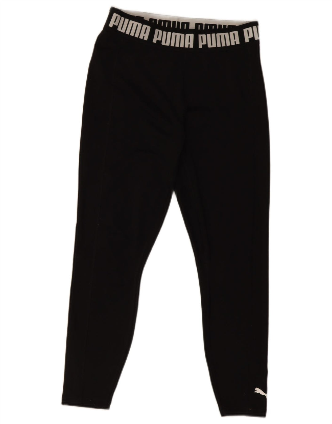 Puma Mädchen-Leggings mit Grafik, 11–12 Jahre, mittelgroß, Schwarz
