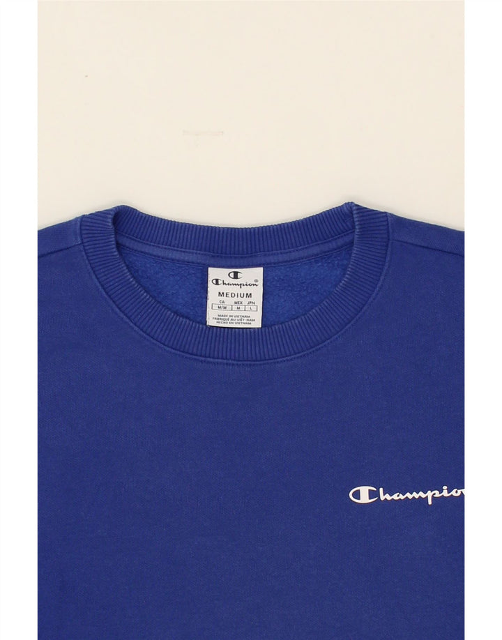CHAMPION Mens Sweatshirt Jumper Medium Blue Cotton Vintage Champion and Second-Hand Champion from Messina Hembry 