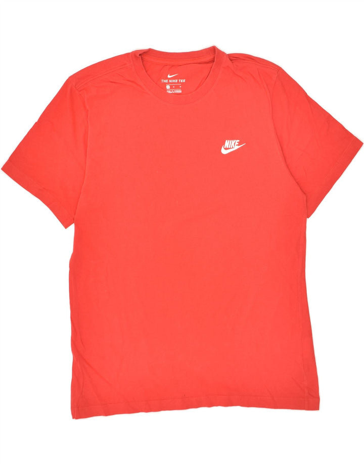 NIKE Mens T-Shirt Top Medium Red Cotton Vintage Nike and Second-Hand Nike from Messina Hembry 