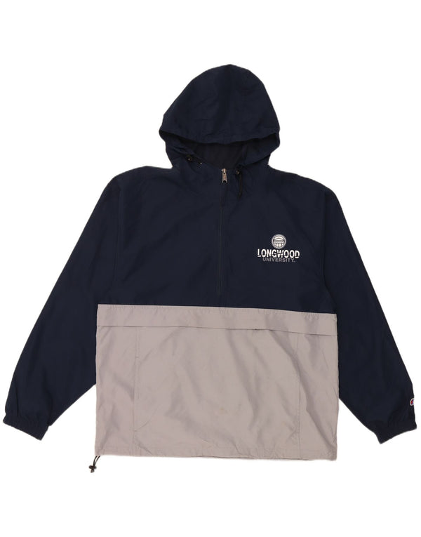 Champion Mens Graphic Tracksuit Top Jacket Medium Navy Blue