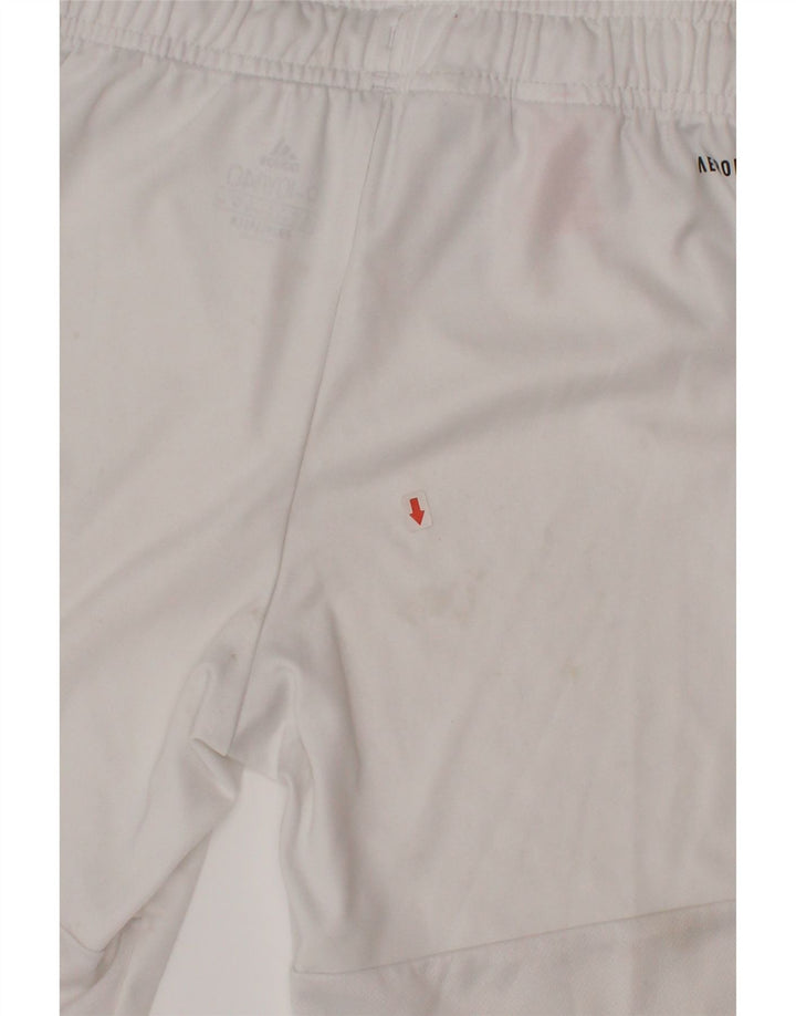 Adidas Aeroready Sportshorts für Jungen, 9–10 Jahre, weißes Polyester