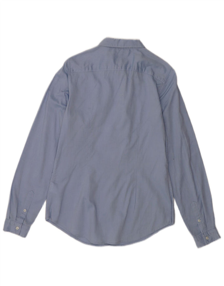Tommy Hilfiger Damenhemd US 6 mittelblaue Baumwolle