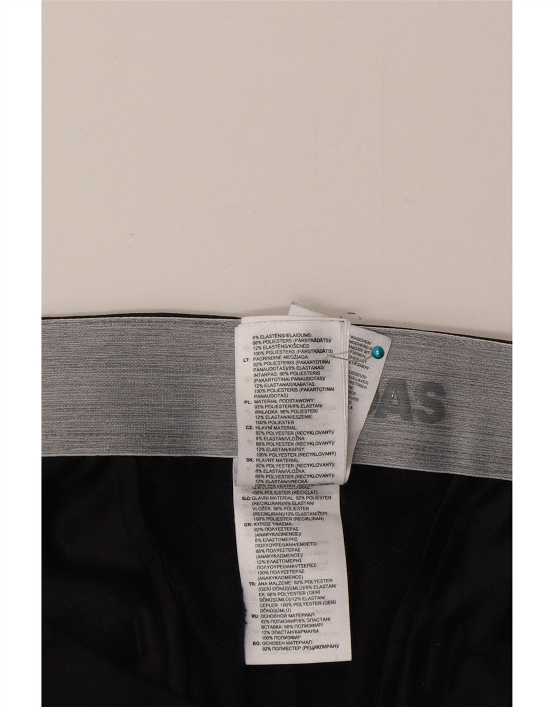 Adidas Herren Slim Chino Hose W34 L32 Schwarz Polyester