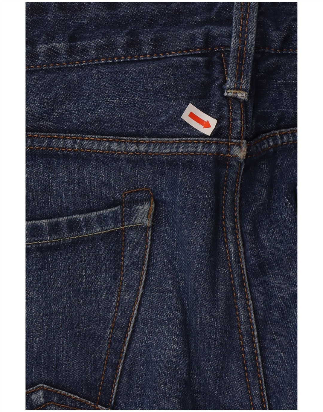Replay Herren Straight Jeans W34 L32 Blaue Baumwolle