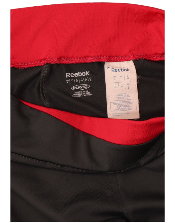 Reebok Damen Trainingshose UK 14 Large Grau Polyester