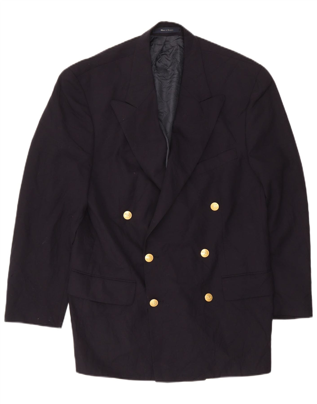 Chaps Herren-Blazer, zweireihig, Größe 42, groß, Marineblau