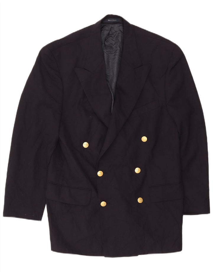Chaps Herren-Blazer, zweireihig, Größe 42, groß, Marineblau