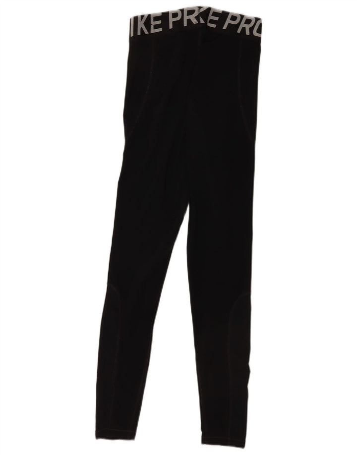 Nike Damen-Leggings, klein, aus schwarzem Polyester
