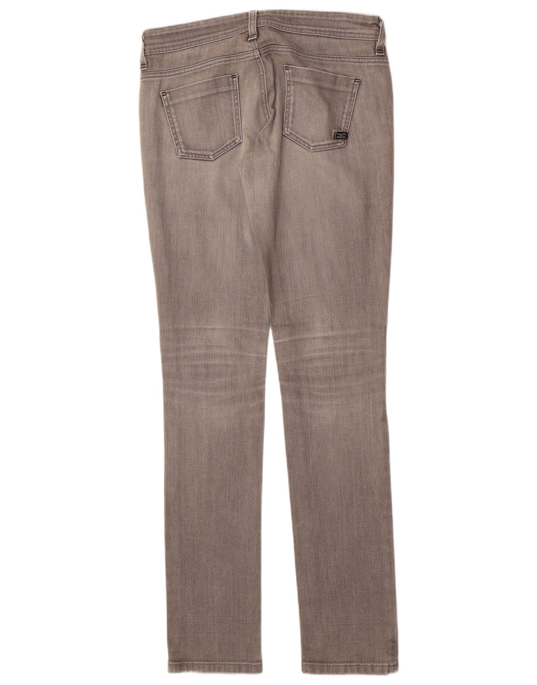 Massimo Dutti Damen Skinny Jeans W28 L33 Graue Baumwolle
