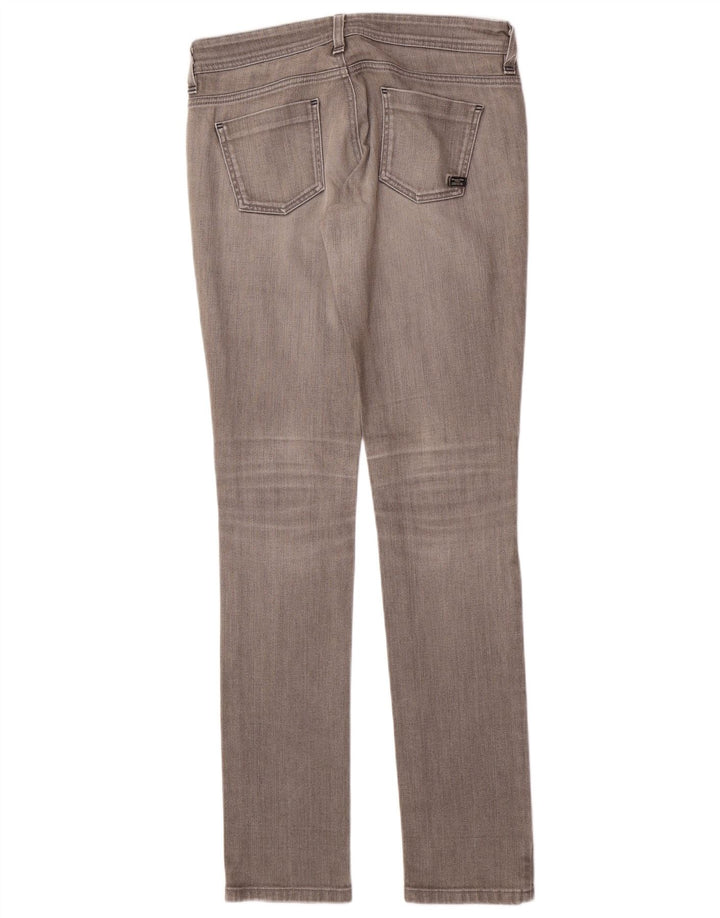 Massimo Dutti Damen Skinny Jeans W28 L33 Graue Baumwolle