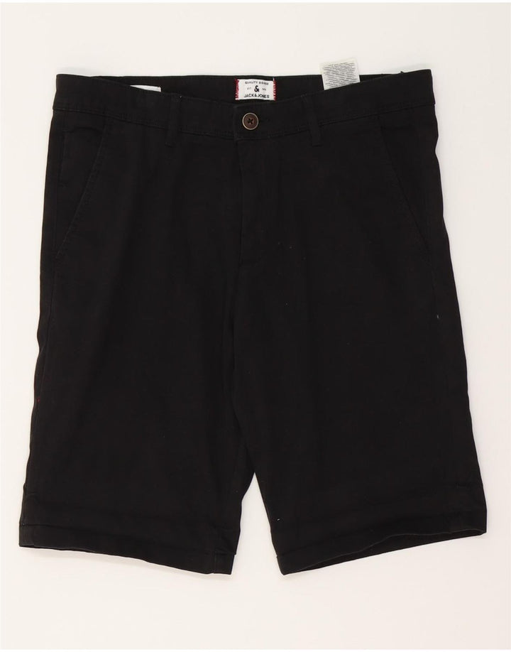 Jack & Jones Herren Chino-Shorts, Größe S, W29, Schwarz, Baumwolle