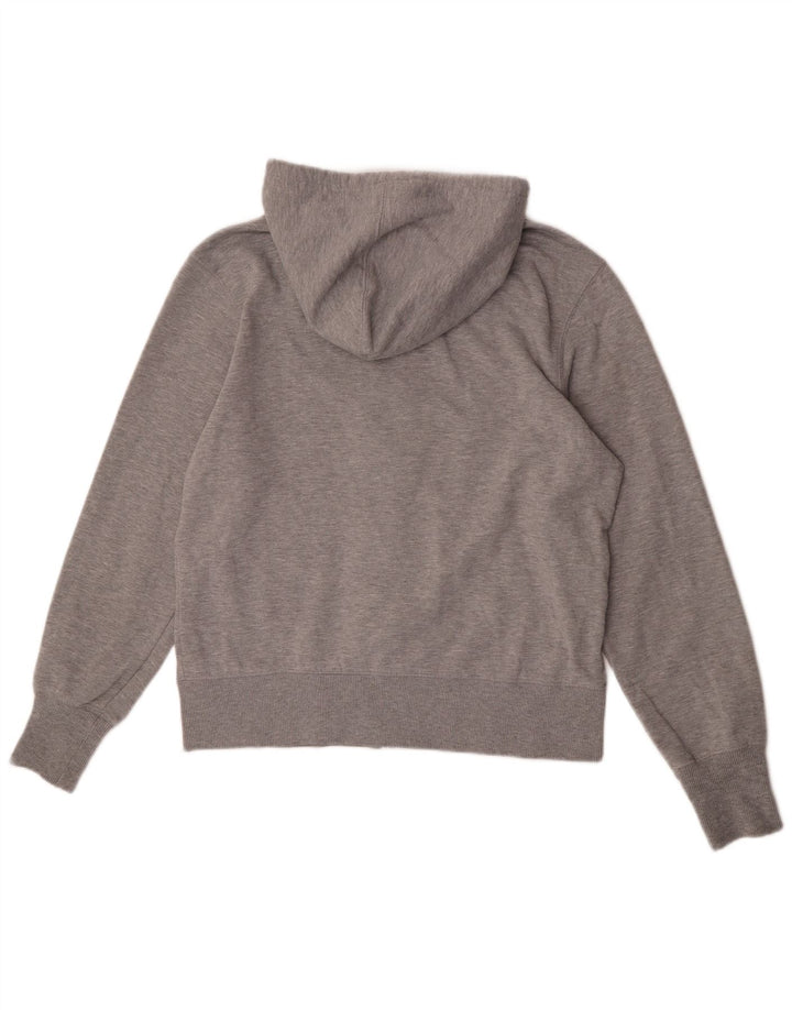 Penguin Herren-Kapuzenpullover mit Reißverschluss, klein, grau, Polyester