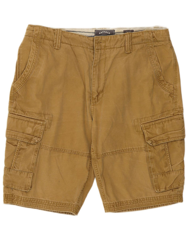 Fat Face Herren Cargoshorts W36 Large Beige Baumwolle