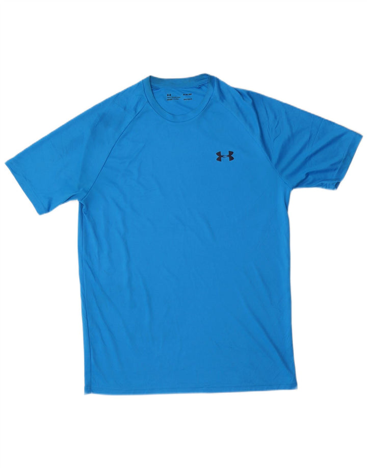 Under Armour Herren Kurzarm-T-Shirt mit normaler Passform Mittelblau