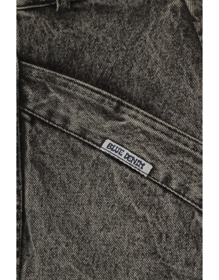 Vintage Damen Jeansrock W32 Mittelgrau