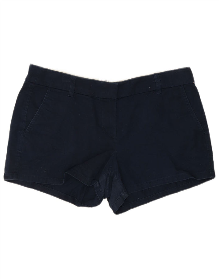 J. CREW Damen Chino-Shorts US 6 Medium W30 Marineblaue Baumwolle