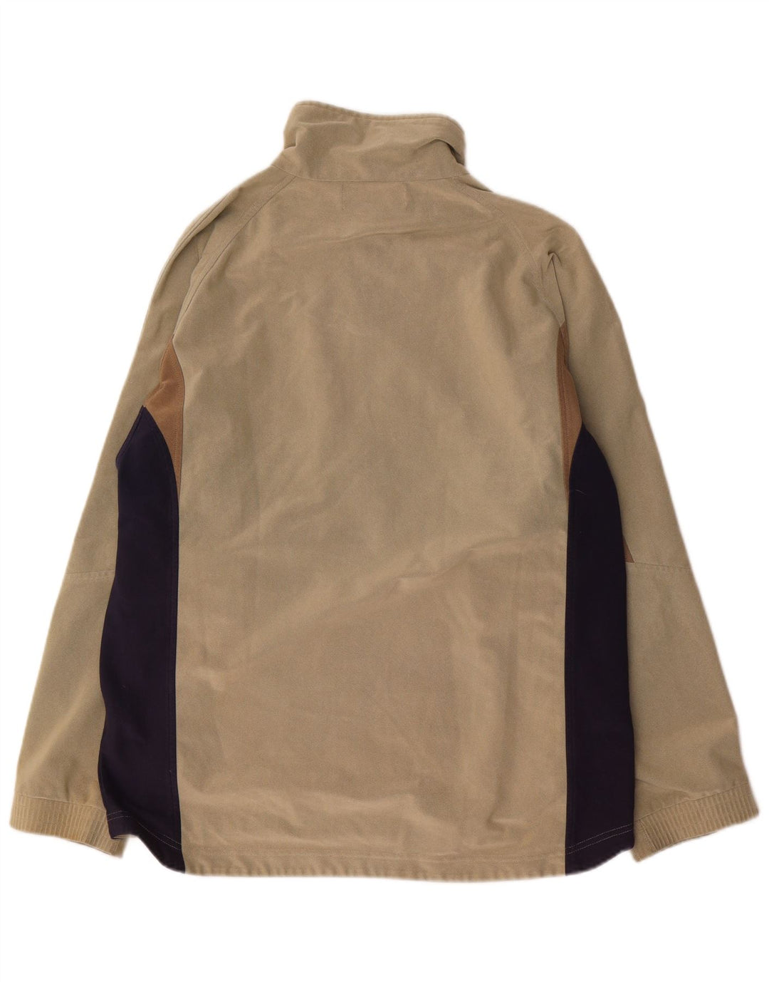 Kappa Herren-Trainingsanzug-Oberteil, Jacke, groß, beige, Farbblock-Polyester
