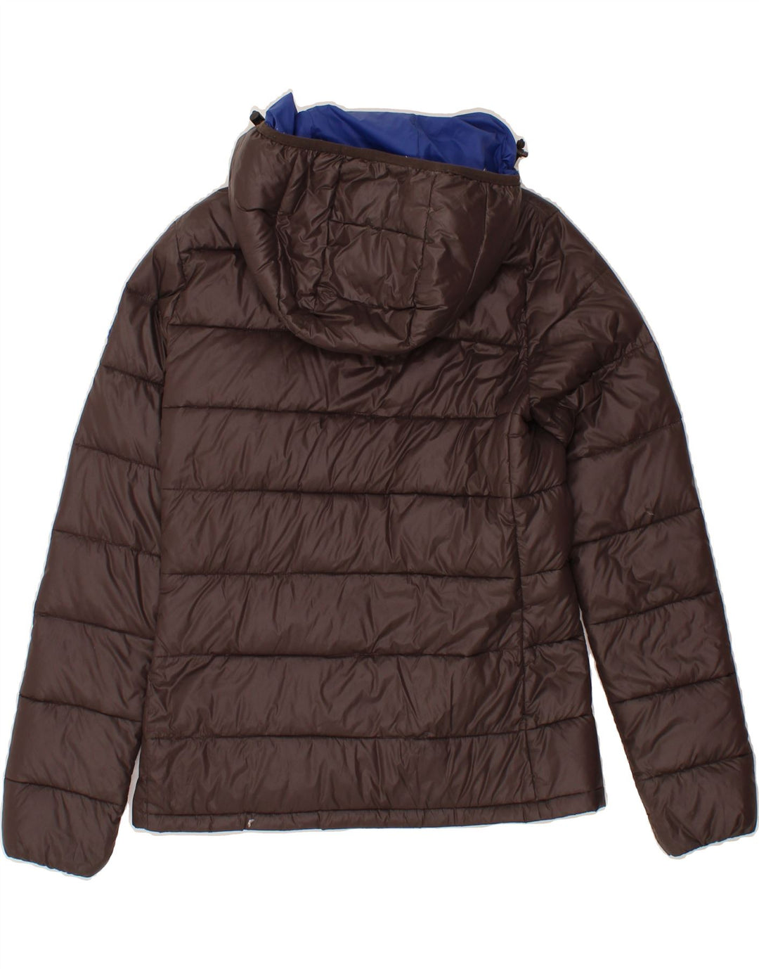 BEST COMPANY Womens Hooded Padded Jacket UK 12 Medium Brown Vintage Best Company and Second-Hand Best Company from Messina Hembry 