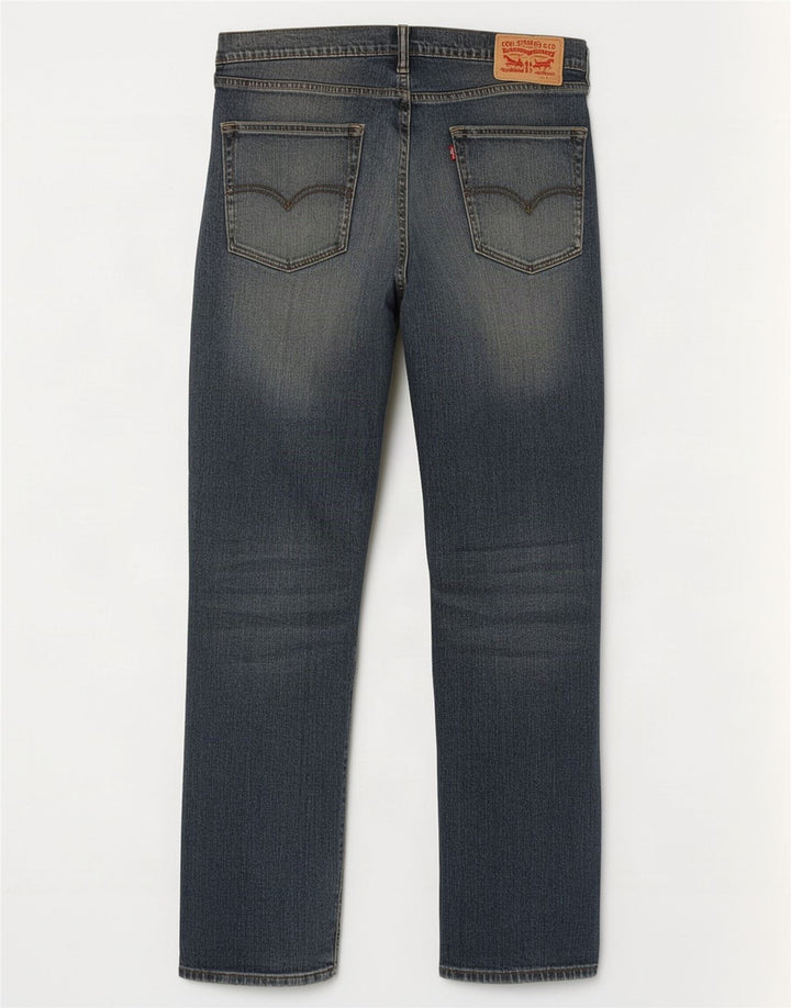 Levi's Herren 514 Straight Jeans W36 L32 Blaue Baumwolle