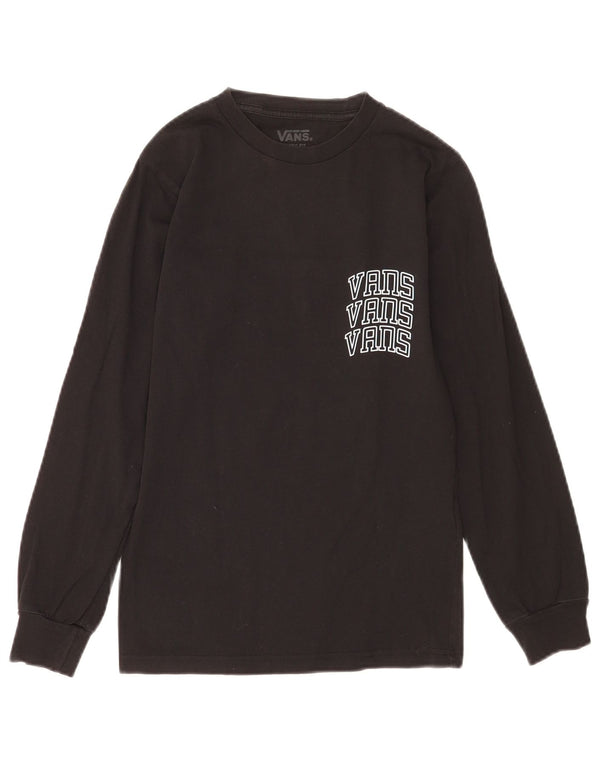 Vans Herren Classic Fit Graphic Top Langarm XS Schwarz Baumwolle