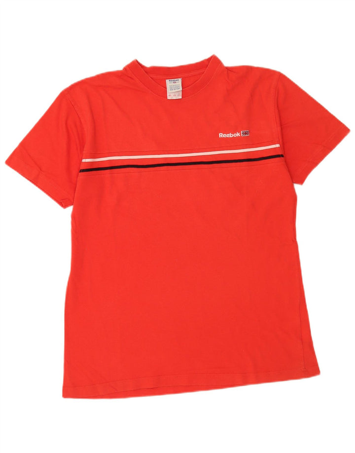 Reebok Herren T-Shirt Top Small Rot Baumwolle