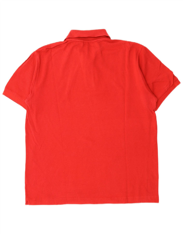KAPPA Herren Poloshirt Große rote Baumwolle