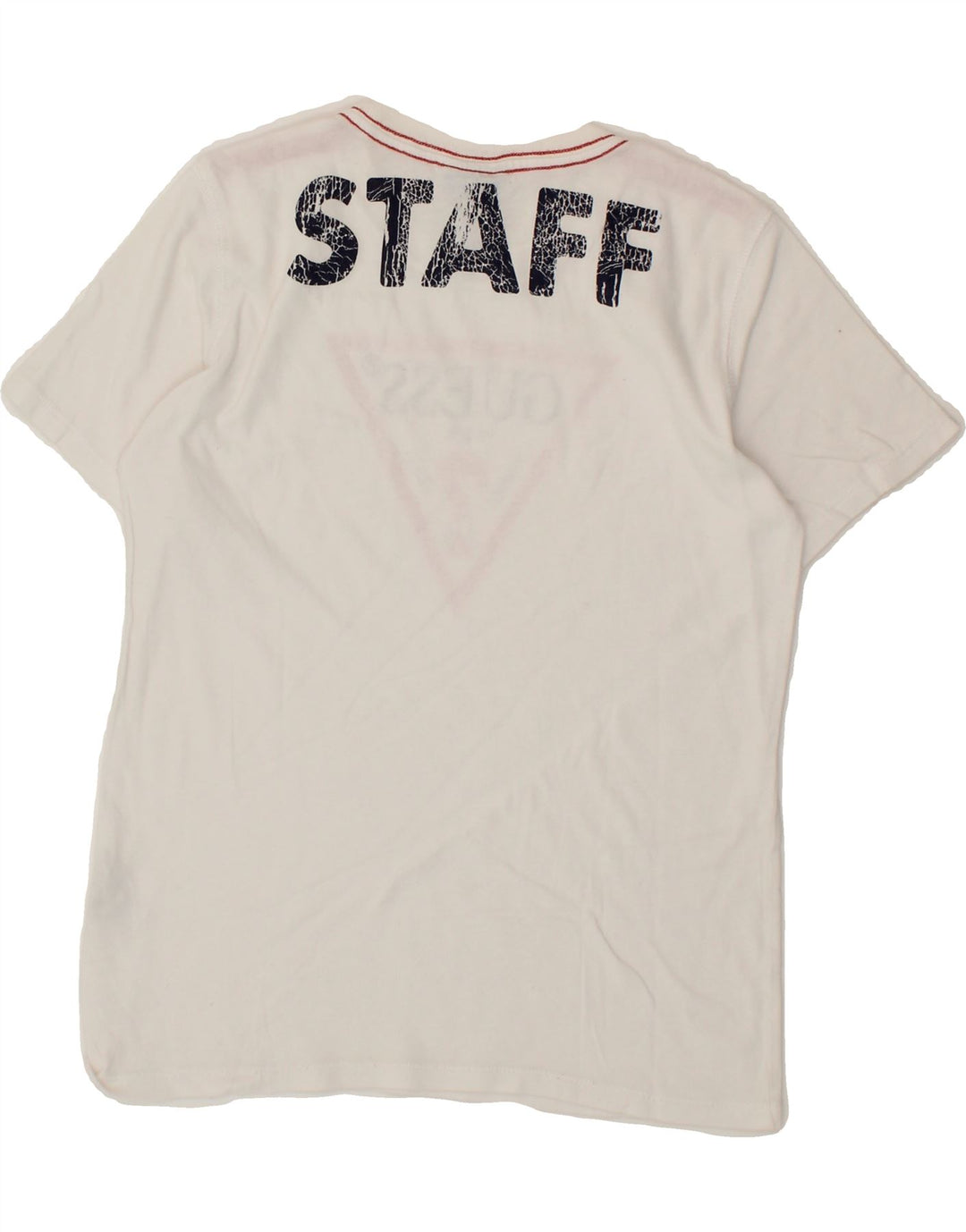 GUESS Boys Graphic T-Shirt Top 10-11 Years White Vintage Guess and Second-Hand Guess from Messina Hembry 