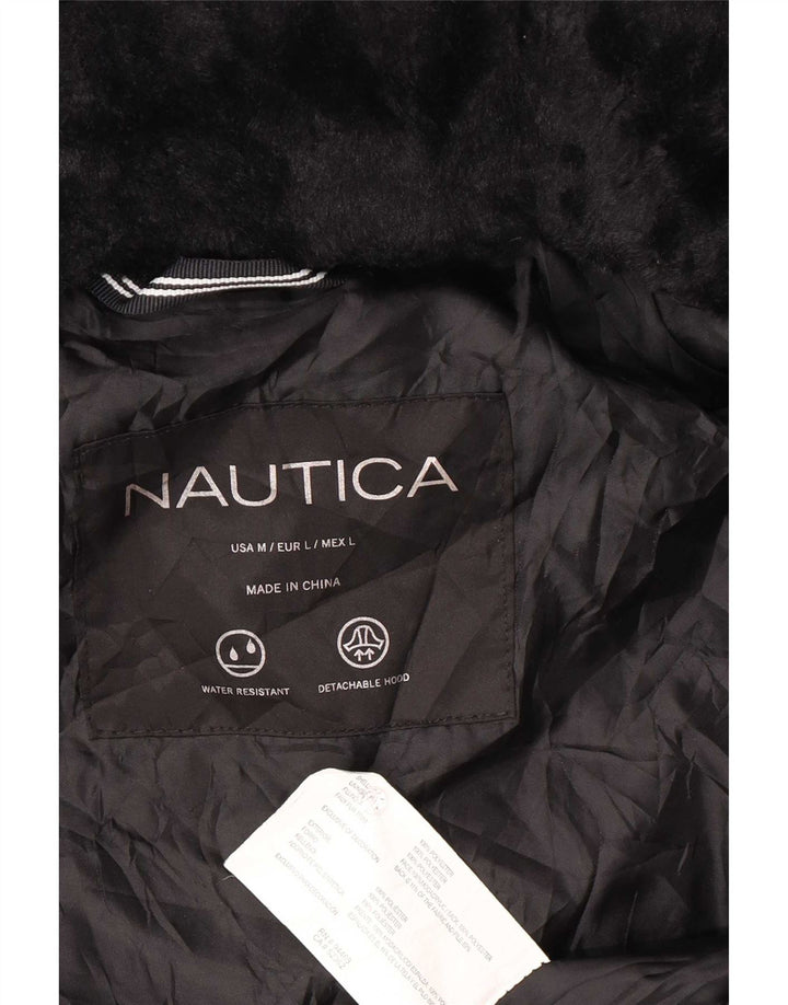 Nautica Damen Wattierte Jacke UK 16 Large Schwarz Polyester