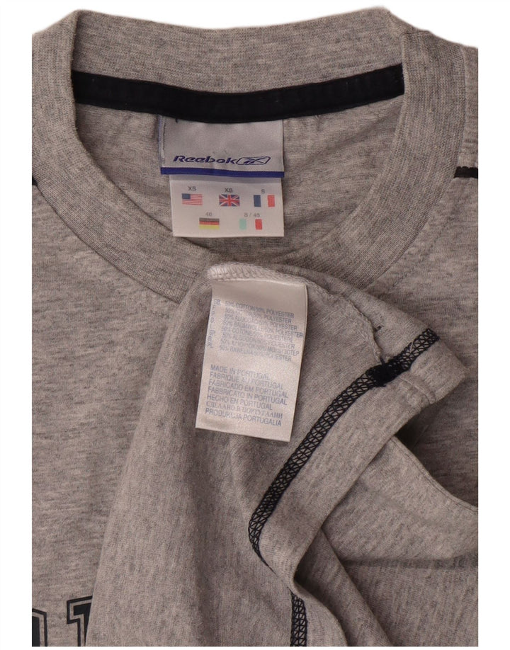 Reebok Herren Graphic Vest Top XS Graue Baumwolle