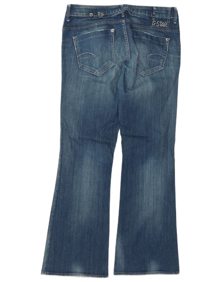 G-Star Damen Schlagjeans W33 L32 Blaue Baumwolle