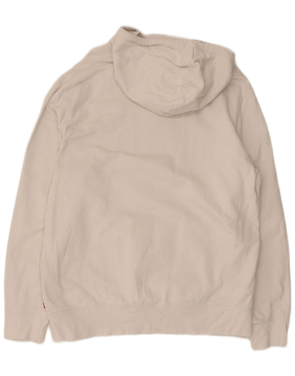 Levi's Damen-Pullover mit grafischem Kapuzenpullover, Gr. 14, groß, weißer Tierdruck