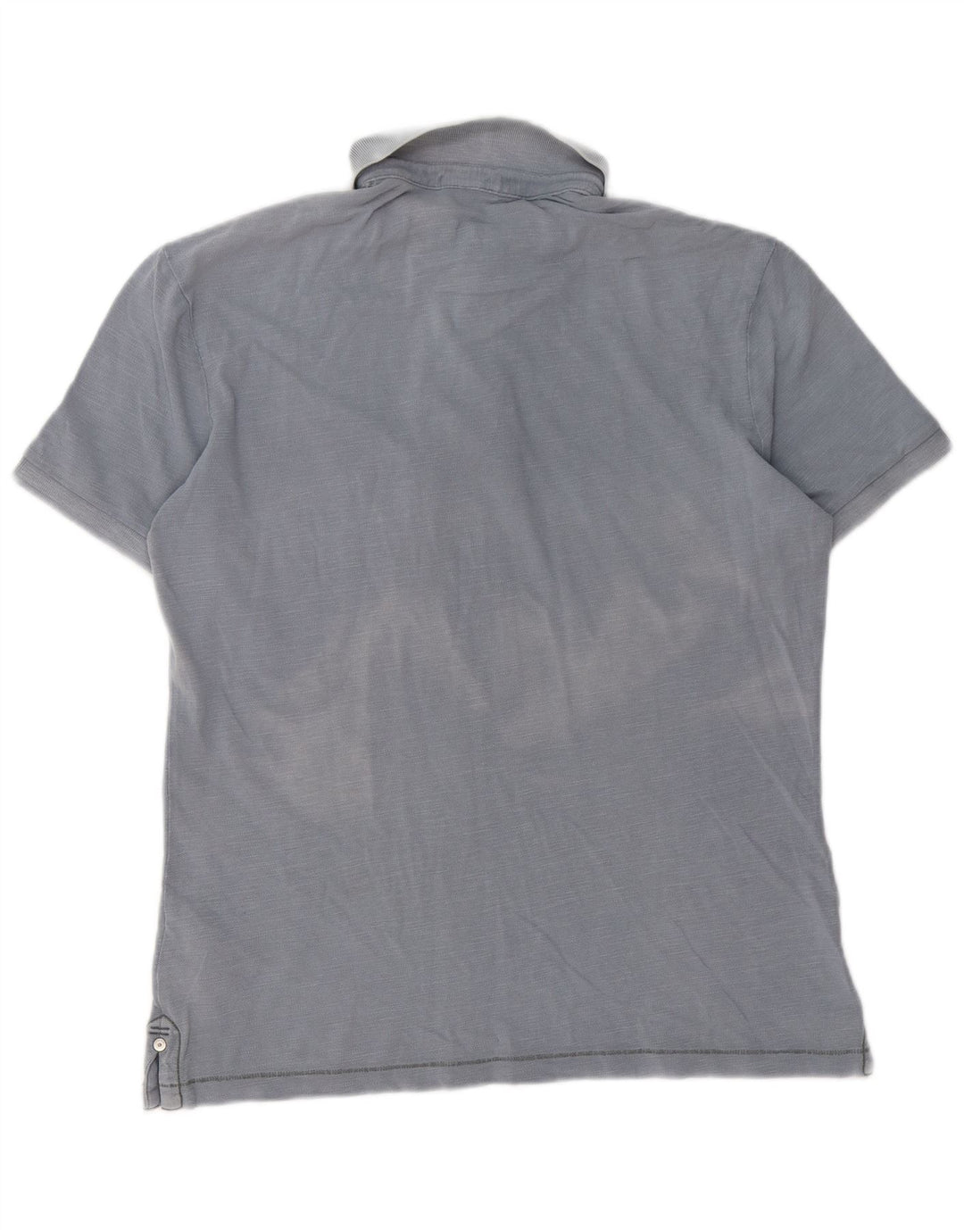 Napapijri Herren-Poloshirt aus mittelblauer Baumwolle