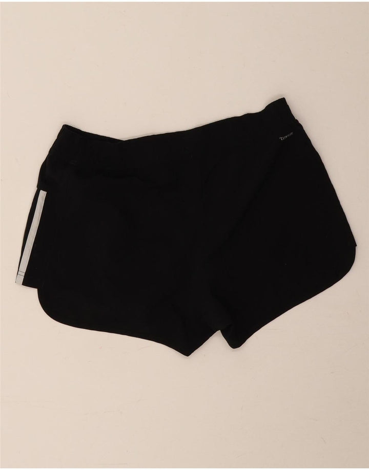 Adidas Damen Climalite Sport Shorts UK 12/14 Medium Schwarz Polyester