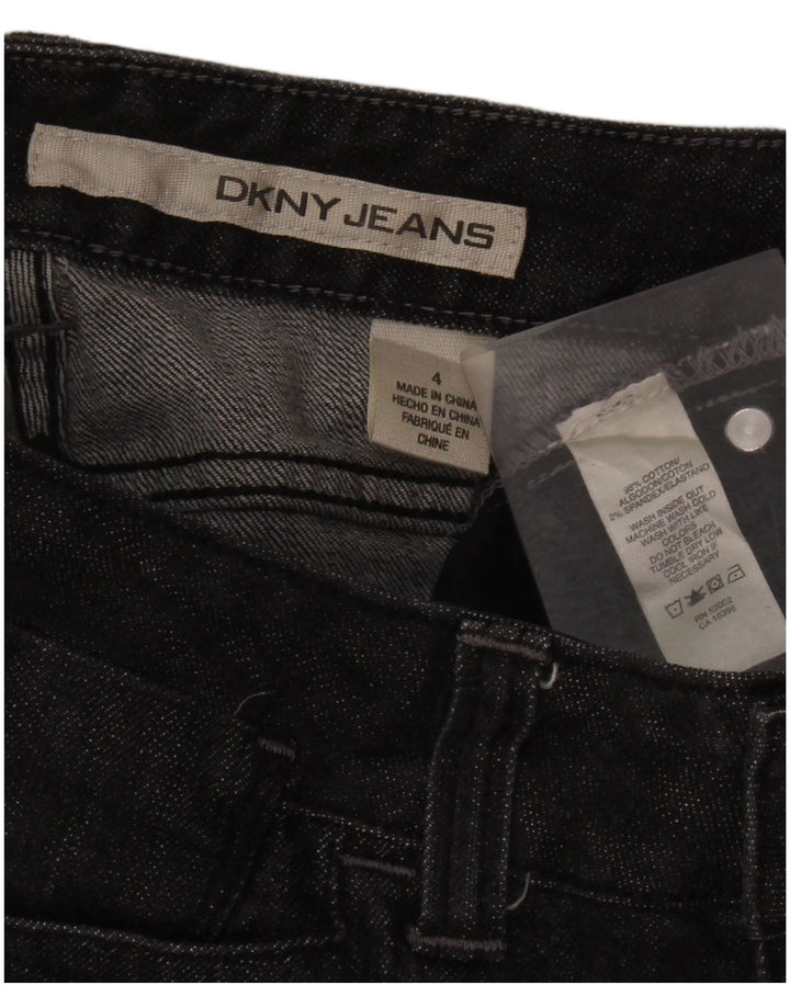 Dkny Damen Bootcut-Jeans US 4 Small W28 L30 Graue Baumwolle