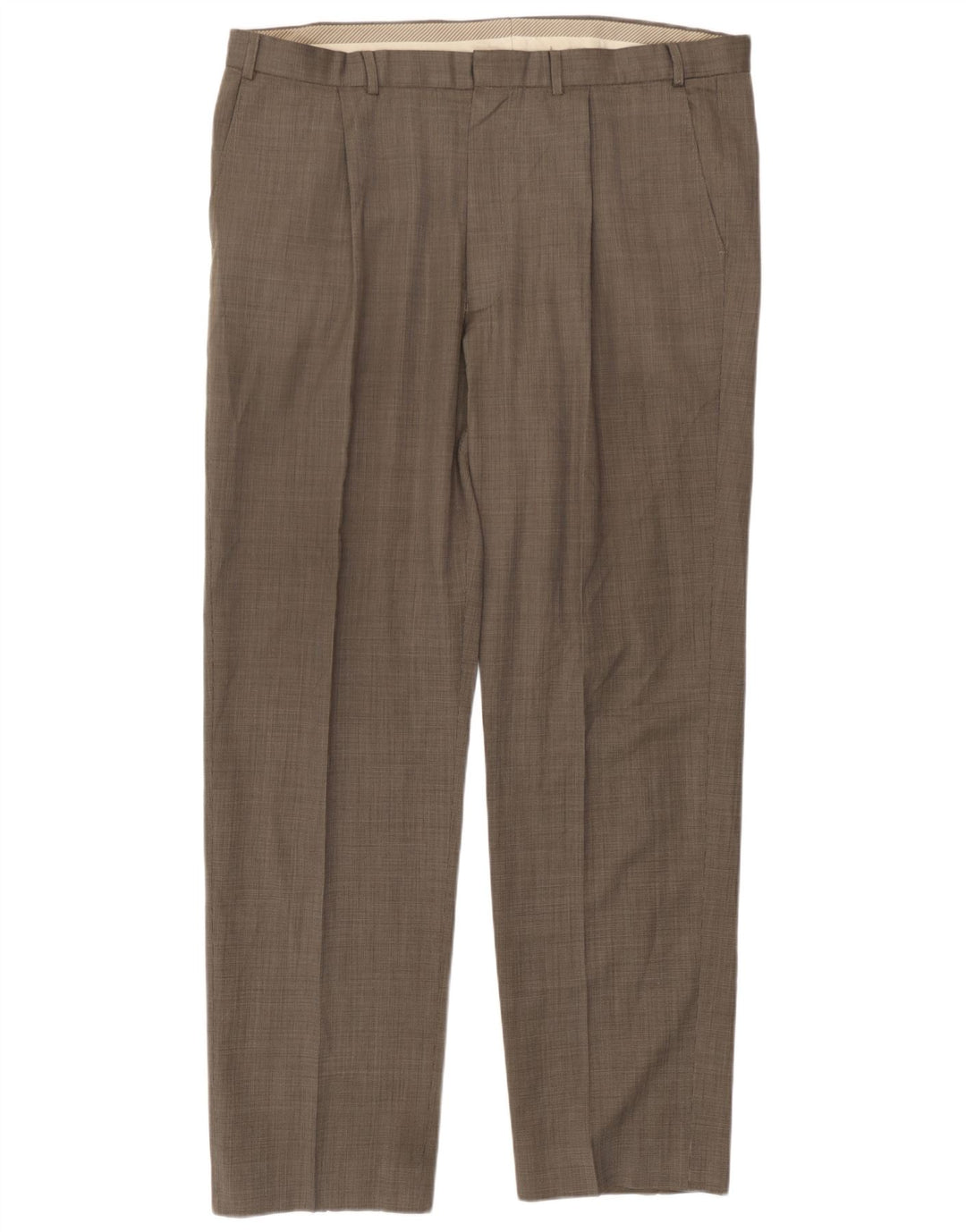 Marks & Spencer Herren-Anzughose mit gerader Passform, W40, L32, Grau