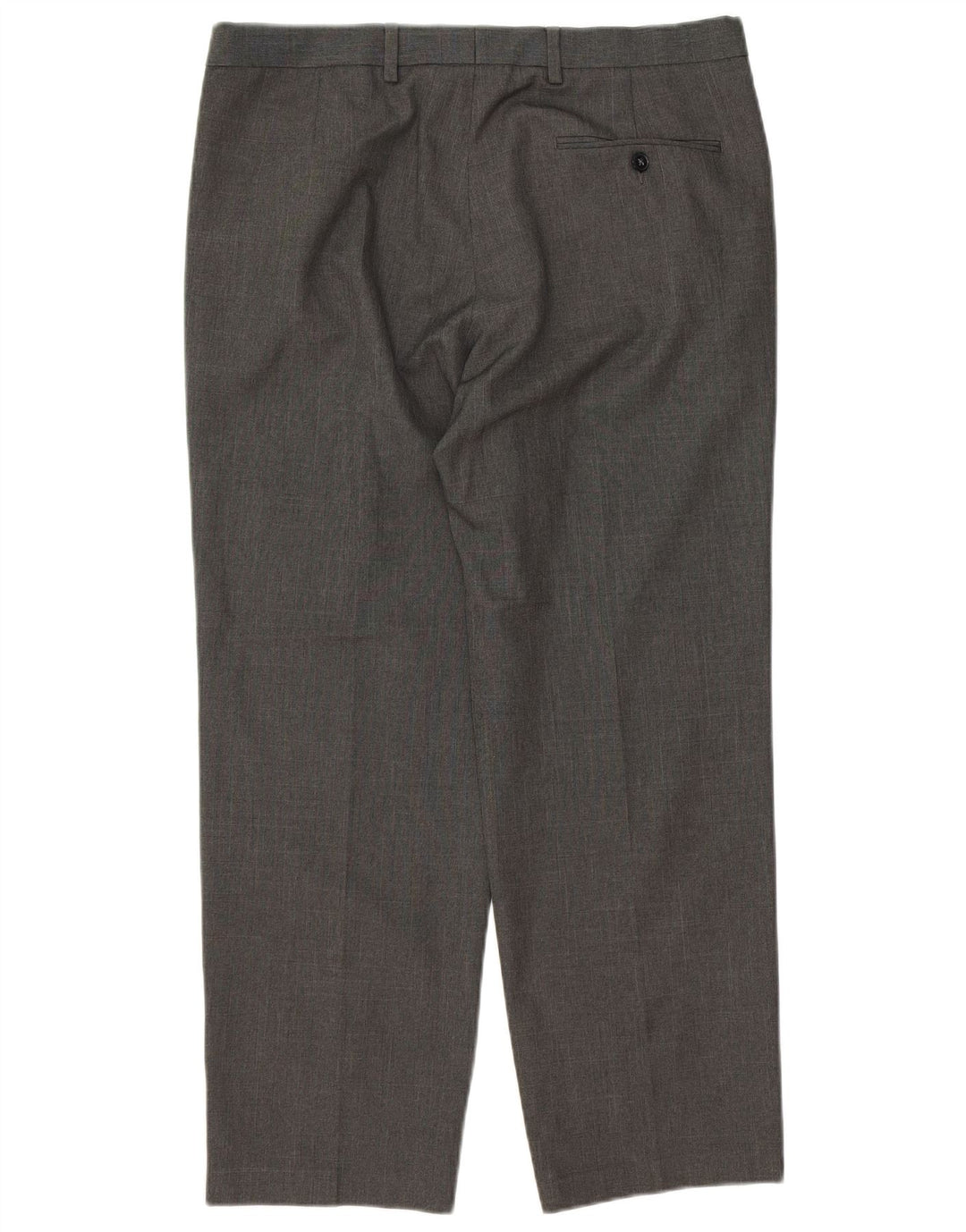 Marks & Spencer Herren-Anzughose in normaler Passform, W34, L29, Grau, Polyester